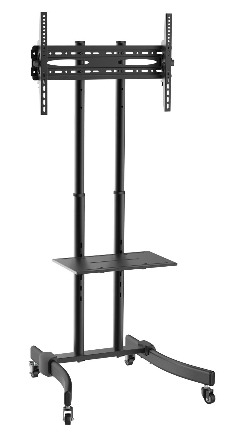 TV-Standard-Stativ - mobil - höhenverstellbar und neigbar - 171 cm hoch