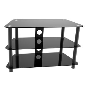 TV-Schrankmöbel - TV-Sideboard - Audiomöbel - 80 cm breit - schwarz