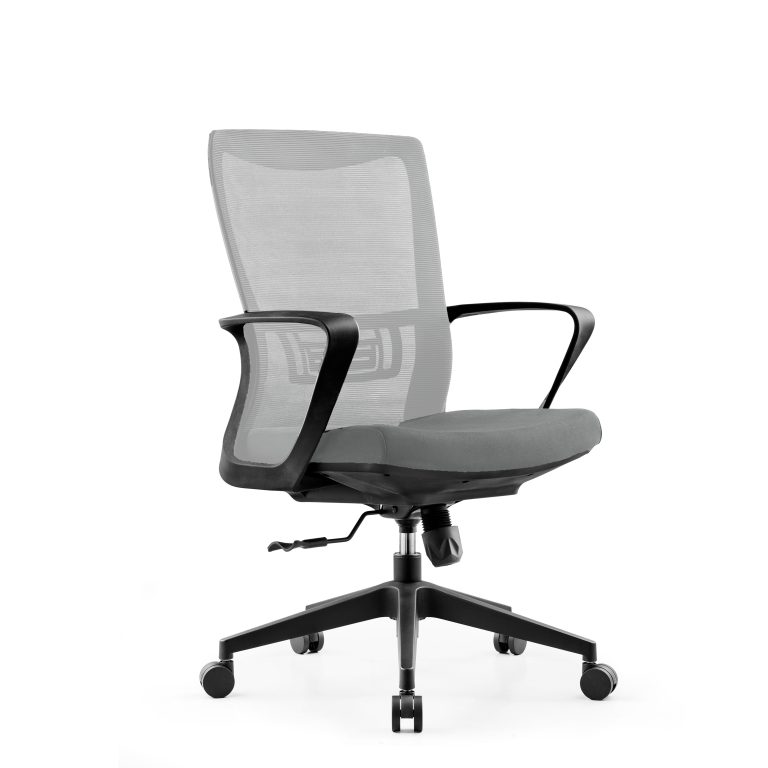 Bürostuhl - Bürostuhl - höhenverstellbar - ergonomisch - grau - alternatives Bild
