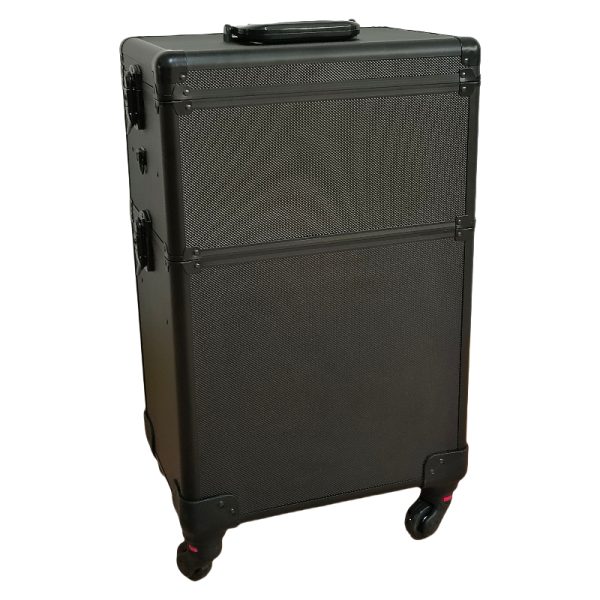   Friseurkoffer Trolley – Schminkkoffer Trolley – Schminkkoffer – Beauty Case – schwarz