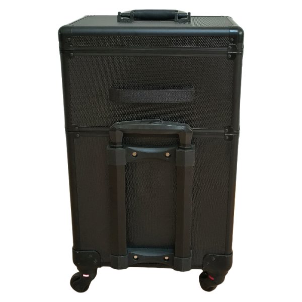   Friseurkoffer Trolley – Schminkkoffer Trolley – Schminkkoffer – Beauty Case – schwarz