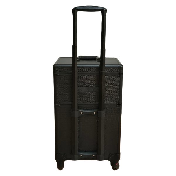   Friseurkoffer Trolley – Schminkkoffer Trolley – Schminkkoffer – Beauty Case – schwarz