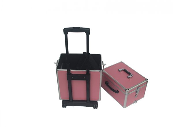   Make-up Make-up Koffer Kosmetik Friseurwagen Kosmetikkoffer 4 in 1 Pink