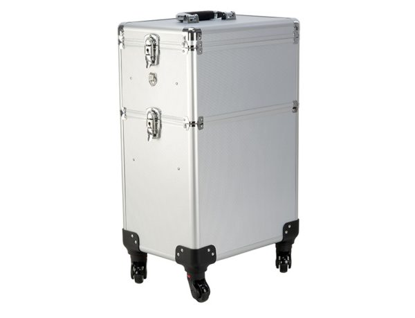  Friseurkoffer Trolley – Schminkkoffer Trolley – Schminkkoffer – Beauty Case – schwarz