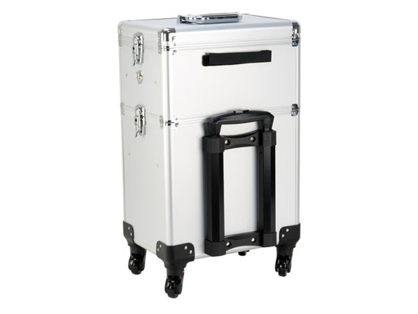   Friseurkoffer Trolley – Schminkkoffer Trolley – Schminkkoffer – Beauty Case – schwarz
