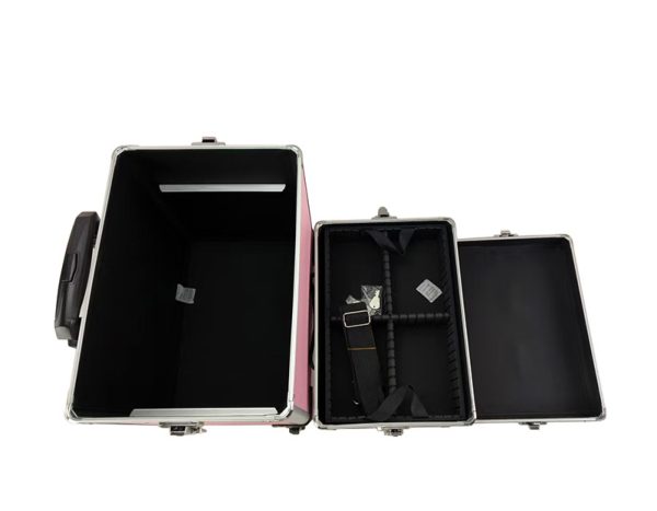   Friseurkoffer Trolley – Schminkkoffer Trolley – Schminkkoffer – Beauty Case – schwarz