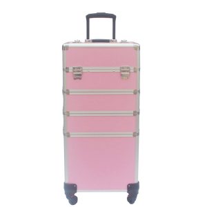 Make-up Make-up Koffer Kosmetik Friseurwagen Kosmetikkoffer 4 in 1 Pink