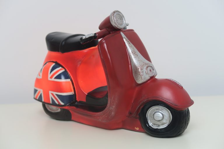 Tischlampe Nachtlampe Vespa Scooter England
