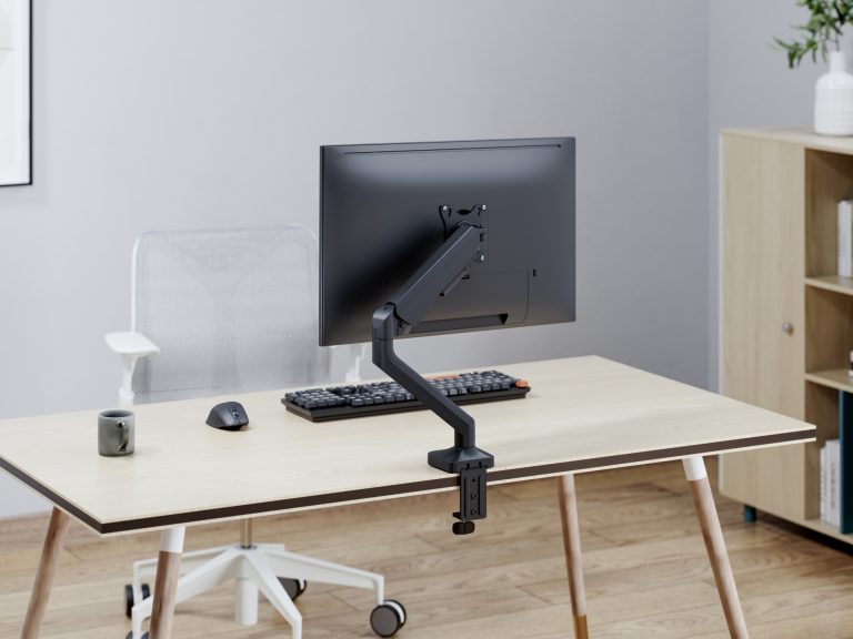 VDD-Monitorarm - Monitorhalterung - Höhenverstellbar - Für 1 Bildschirm - Ergonomisches Design - alternatives Bild