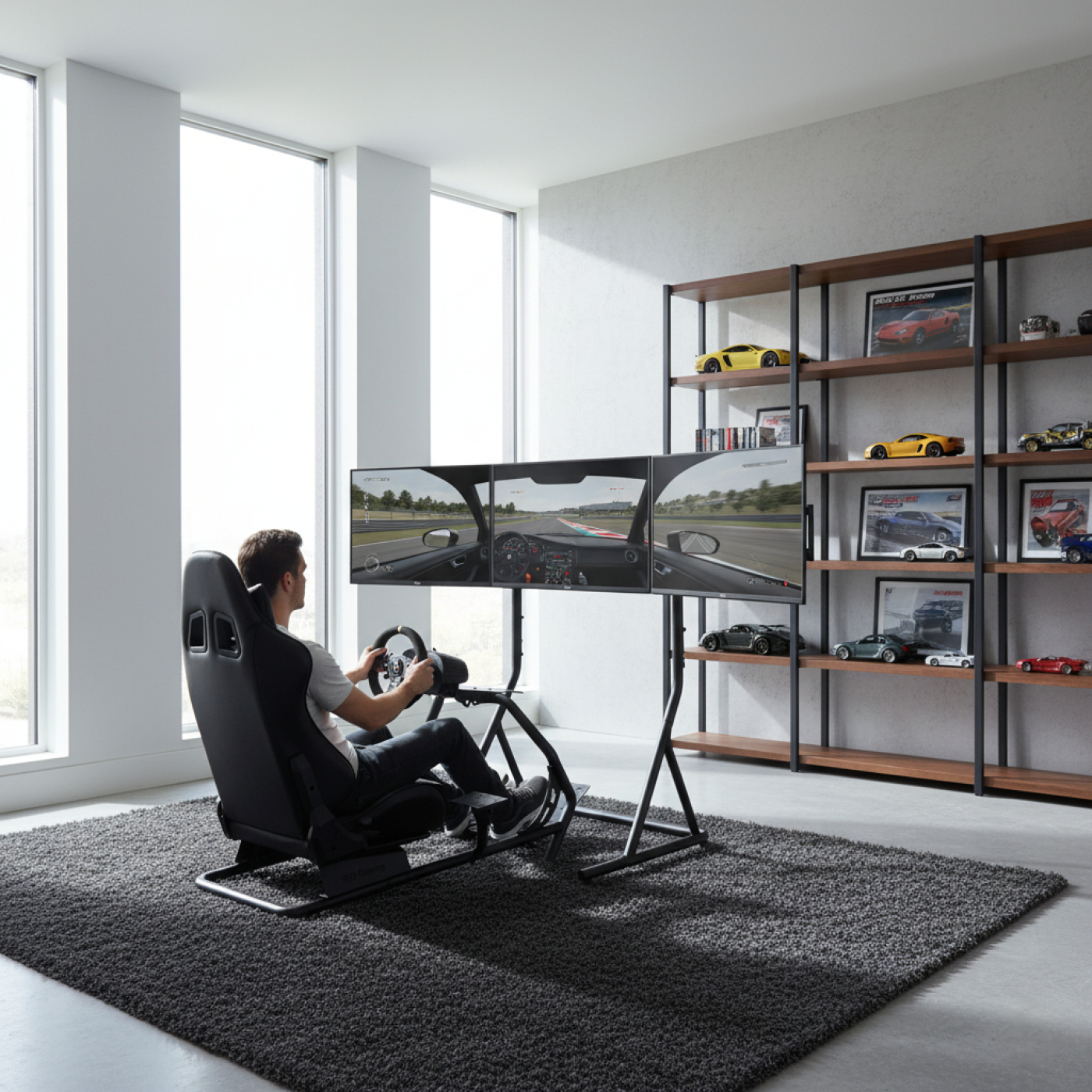 VDD – Monitorständer – Monitorständer – Monitorständer für 3 Monitore – Monitorhalterung - alternatives Bild