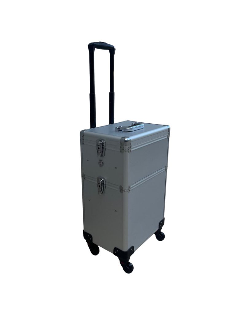 Friseurkoffer Trolley - Schminkkoffer Trolley - Schminkkoffer - Beauty Case - schwarz