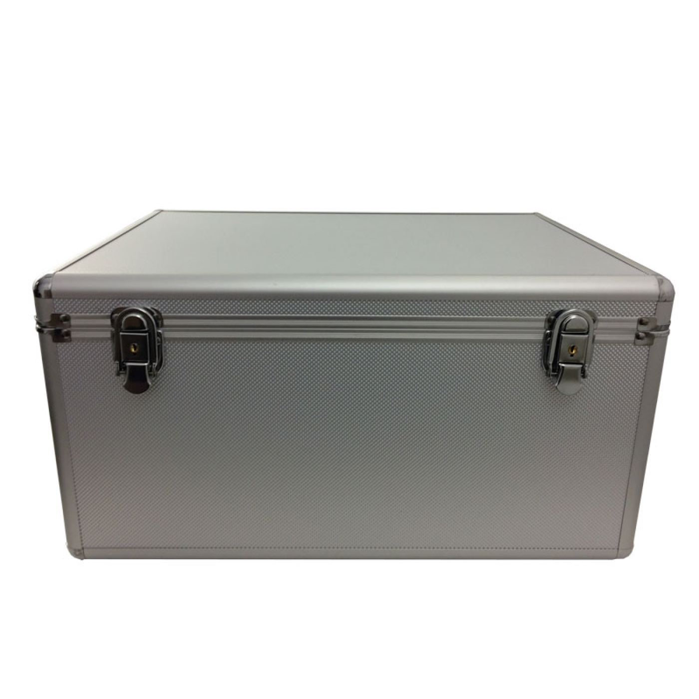 Vinylkoffer - LP-Einzelkoffer für 200 Singles Silberaluminium - alternatives Bild