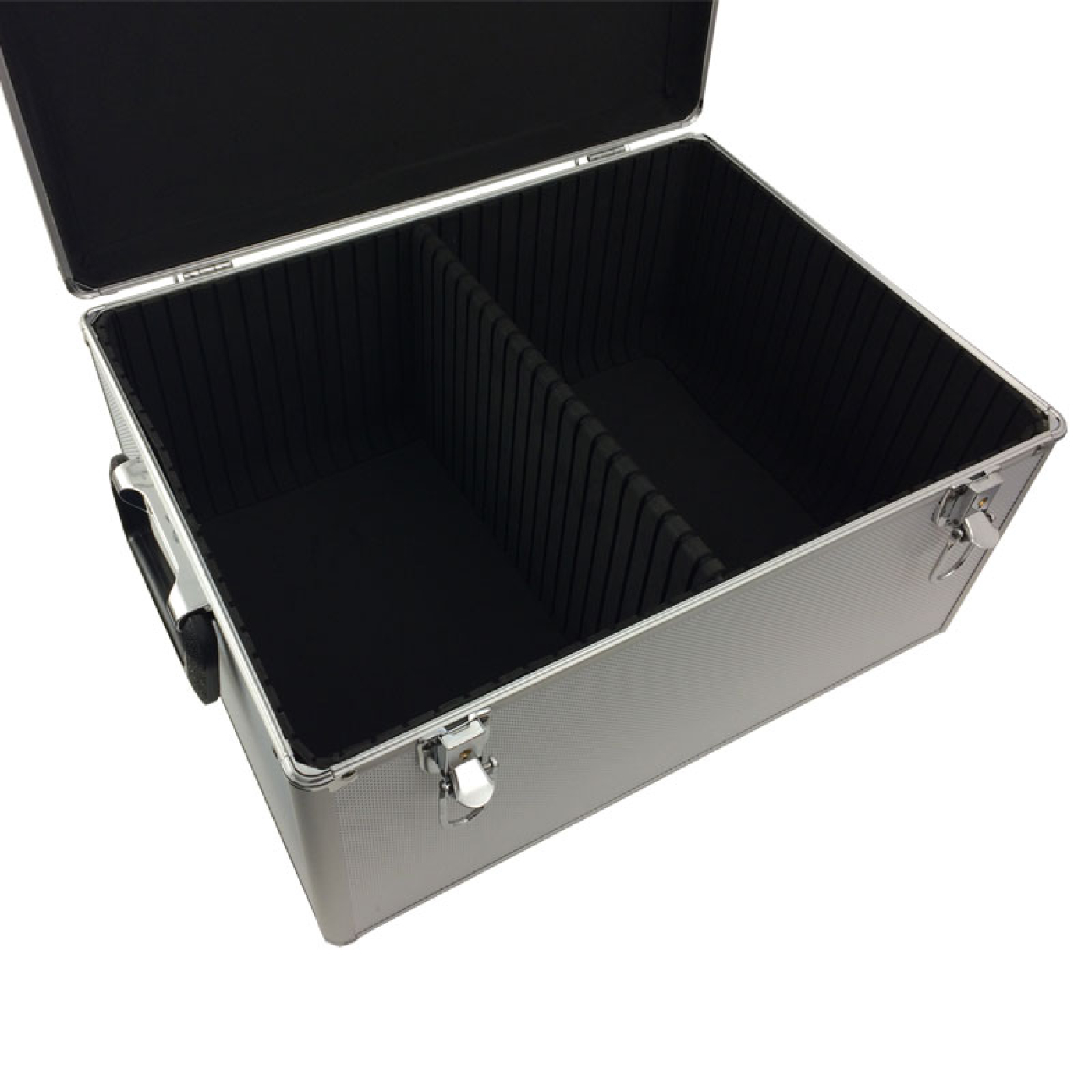 Vinylkoffer - LP-Einzelkoffer für 200 Singles Silberaluminium - VDD World DE Vinylkoffer - LP-Einzelkoffer für 200 Singles Silberaluminium - VDD World DE