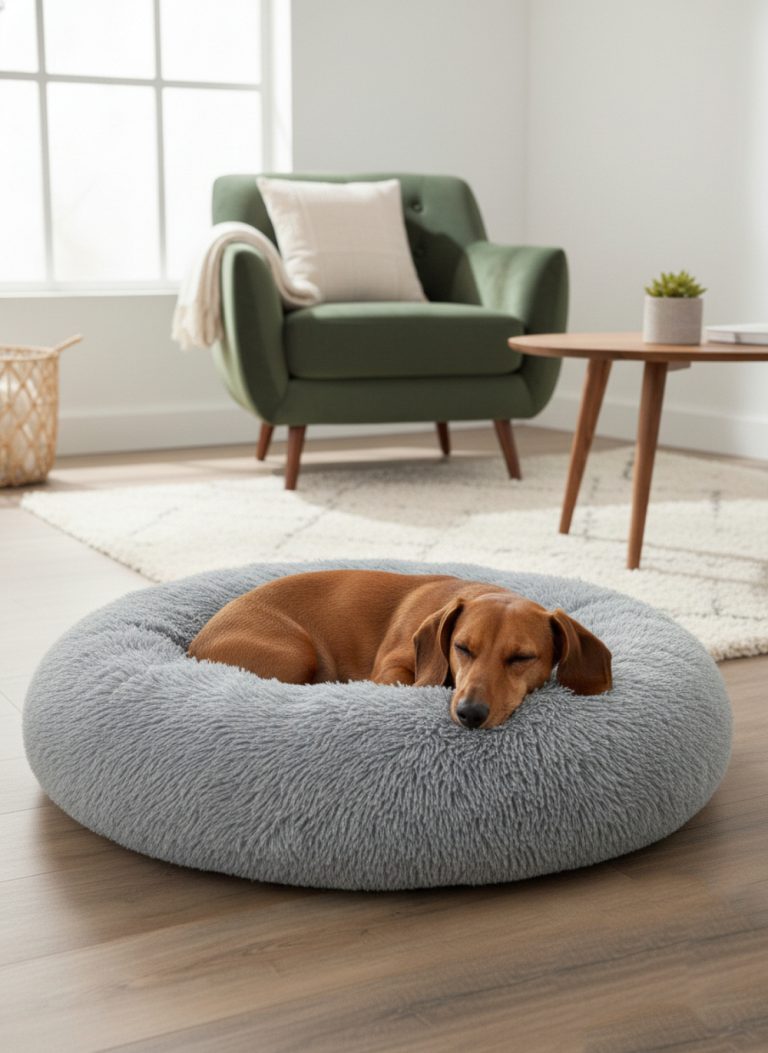 Hundekorb - Hundebett - Donut Hundekorb - 80cm - alternatives Bild