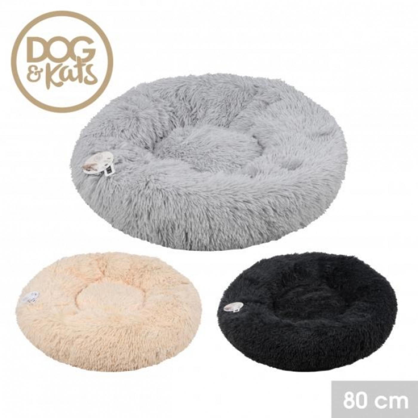 Hundekorb - Hundebett - Donut Hundekorb - 80cm - VDD World DE Hundekorb - Hundebett - Donut Hundekorb - 80cm - VDD World DE
