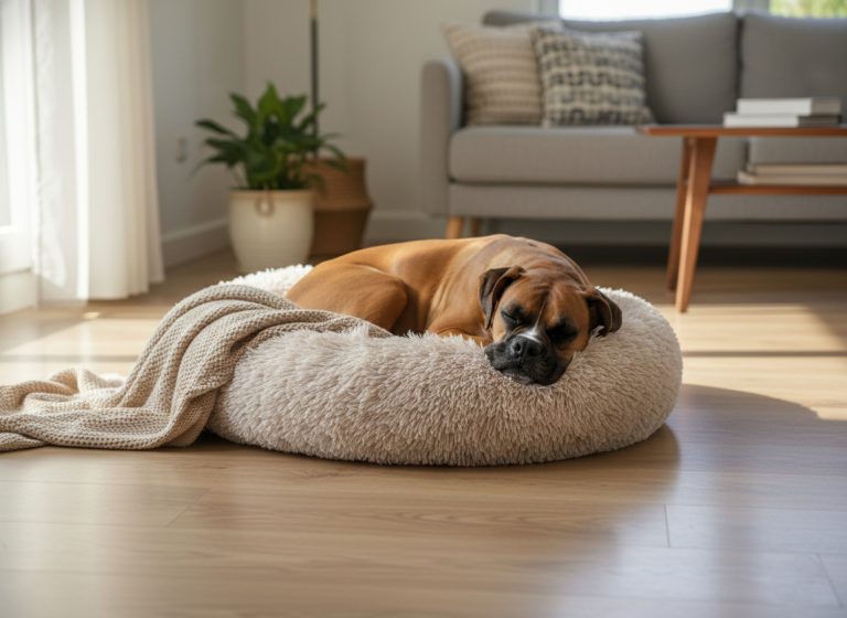 Hundekorb – Hundebett – Donut-Hundekorb – 100 cm - alternatives Bild