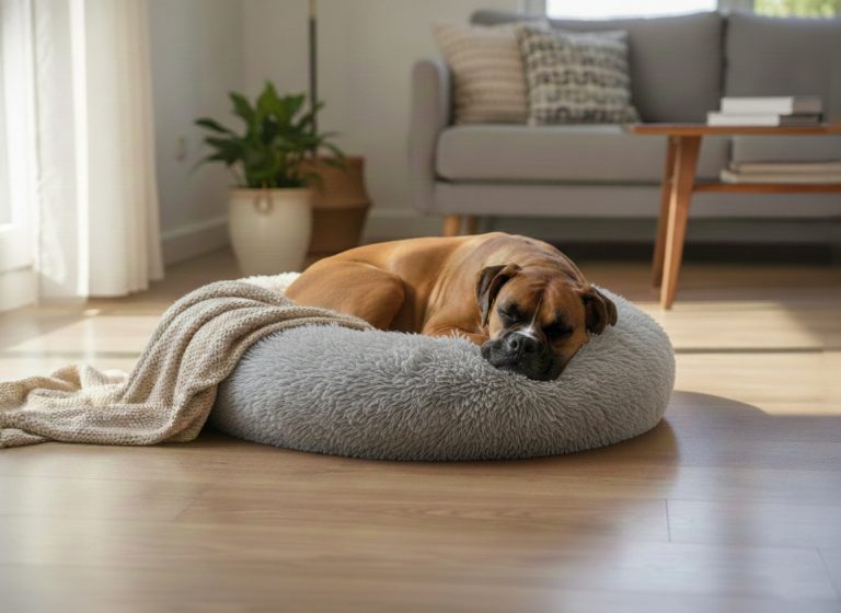 Hundekorb – Hundebett – Donut-Hundekorb – 100 cm - alternatives Bild
