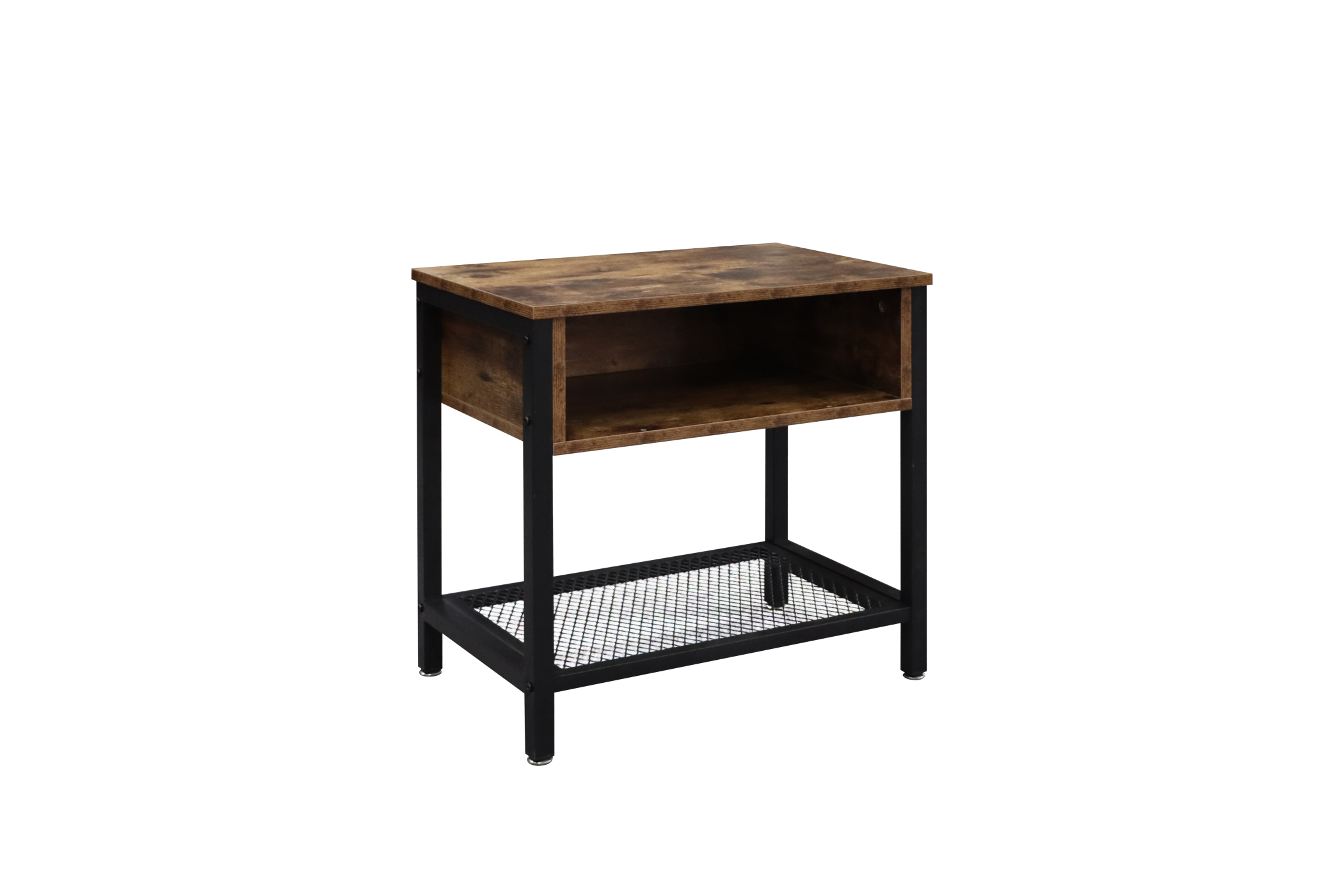 Wachen Sie mit Stil auf: Industrieller Nachttisch für Ihr Schlafzimmer - alternatives Bild