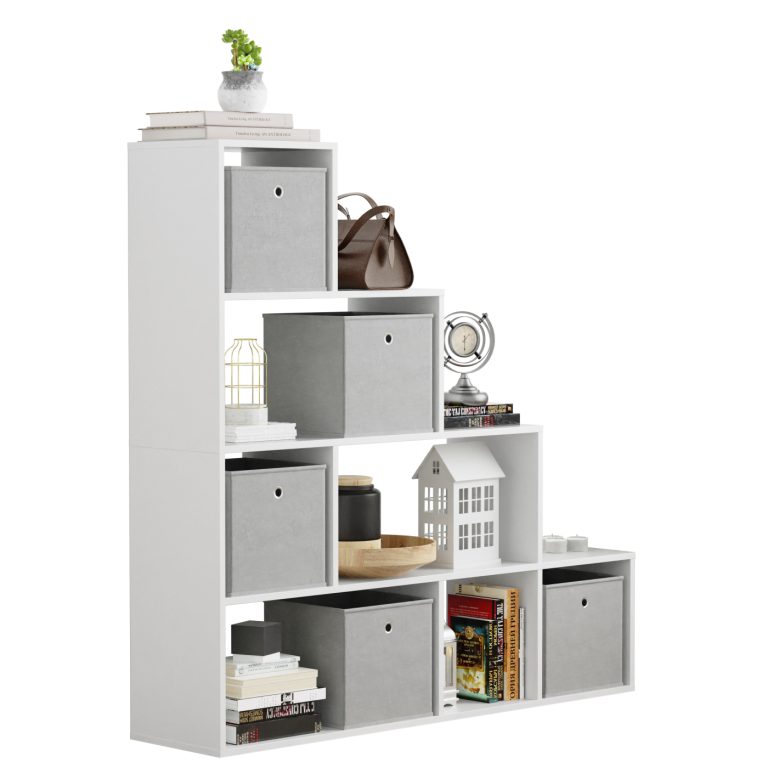 VDD – Fachschrank – Aufbewahrungsschrank – Wandschrank – Raumteiler – Schwarz - VDD World DE