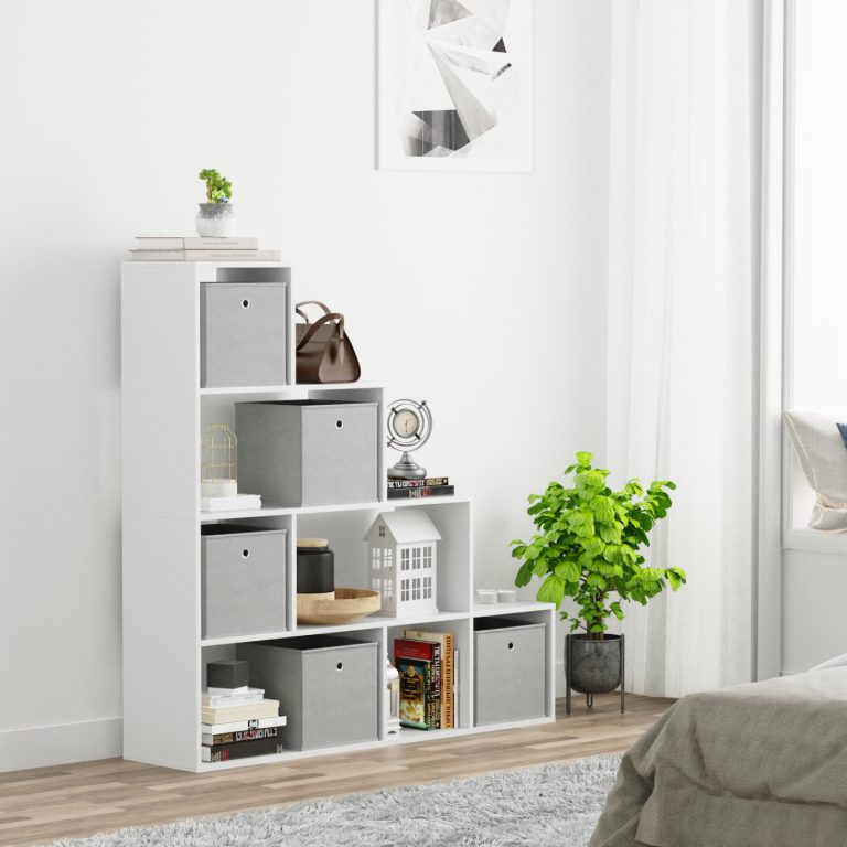 VDD – Fachschrank – Aufbewahrungsschrank – Wandschrank – Raumteiler – Schwarz - VDD World DE