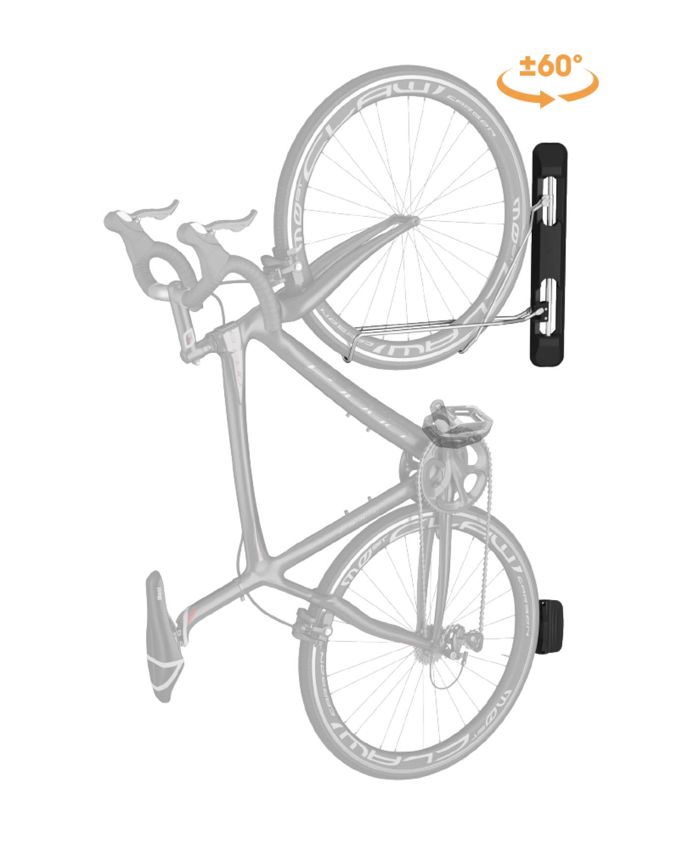 Fahrradhalterung Wandmontage - Fahrradaufhängungssystem - platzsparend - bis 2,1 Zoll Reifenstärke - VDD World DE Fahrradhalterung Wandmontage - Fahrradaufhängungssystem - platzsparend - bis 2,1 Zoll Reifenstärke - VDD World DE