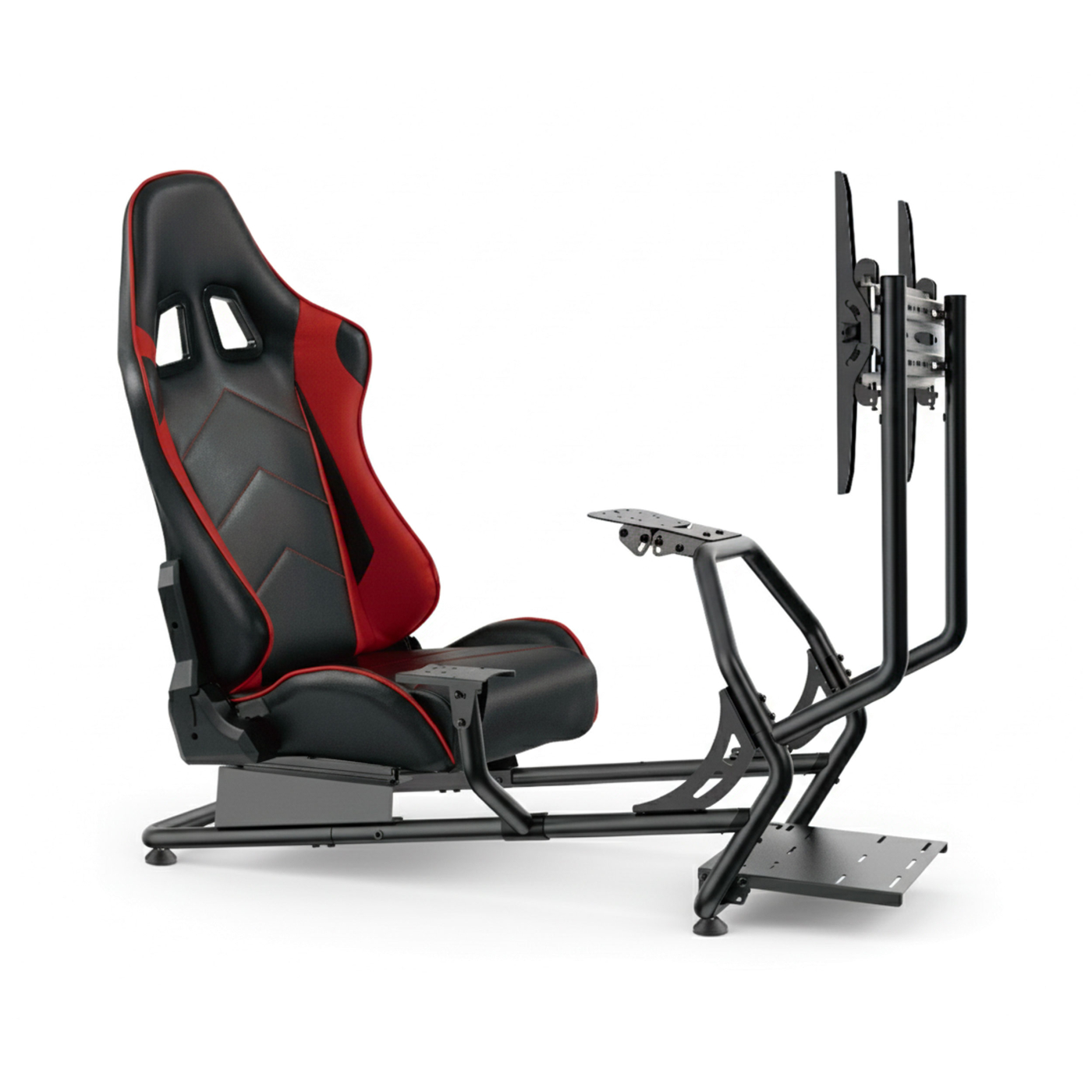 Rennsitz-Cockpit-Simulator - voll einstellbar mit Bildschirmhalterung