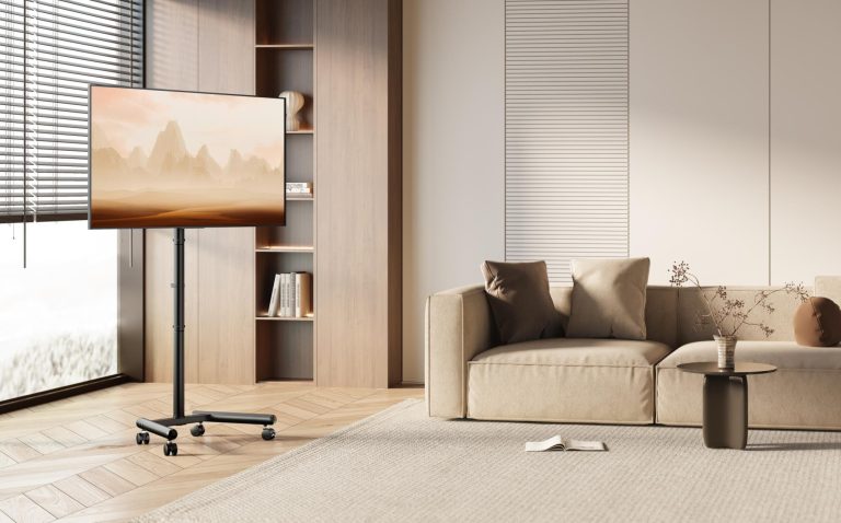 VDD – TV-Stativ – TV-Ständer – fahrbar – max. 50 Zoll – max. 20 kg - alternatives Bild