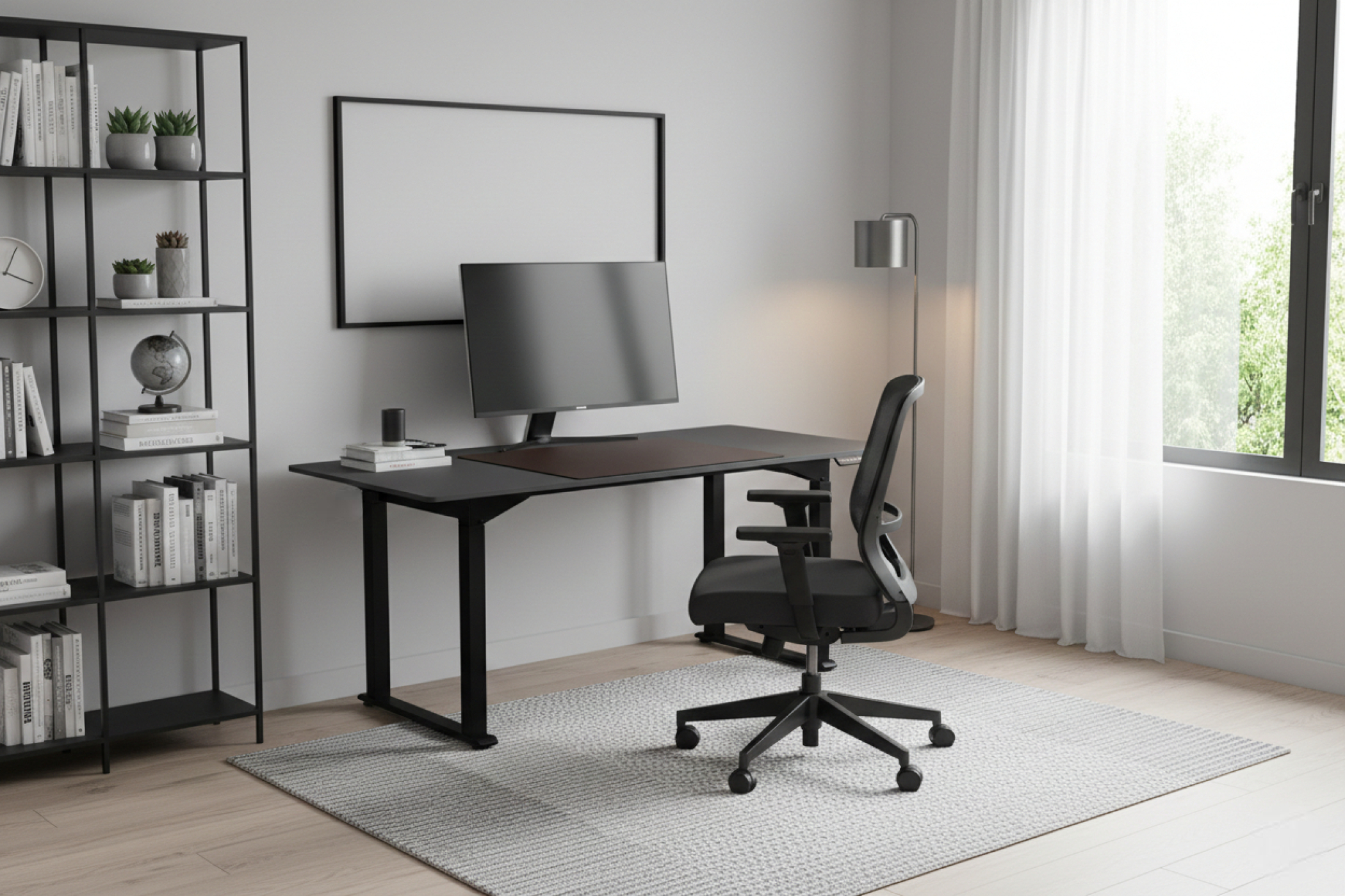 VDD - Schreibtisch Sitz-Steh elektrisch verstellbar - Spieltisch - ergonomischer Arbeitsplatz - alternatives Bild