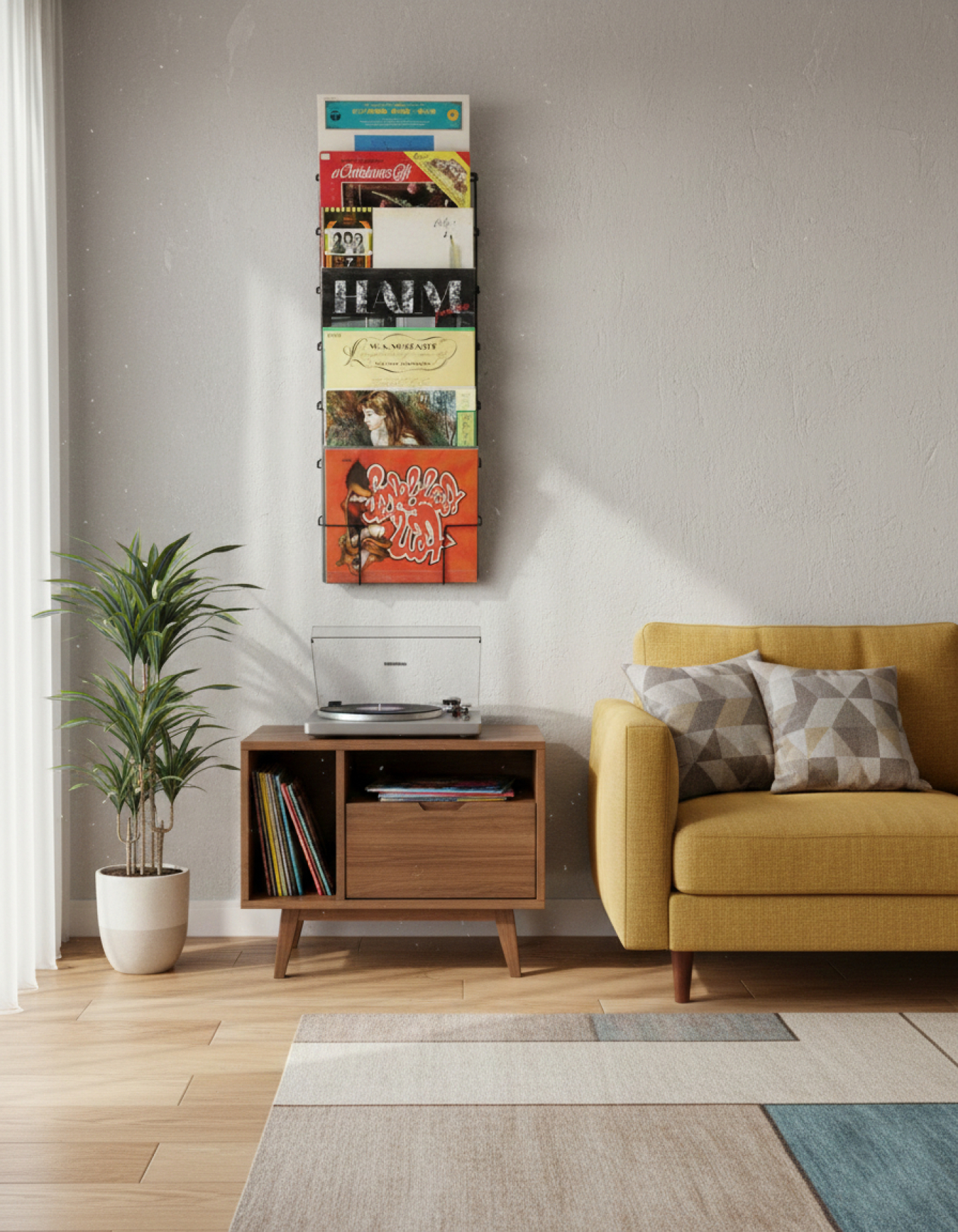VDD – LP-Wandregal – Vinylaufbewahrung – LP-Regal – Wandmontage – Kapazität von 50 - VDD World DE VDD – LP-Wandregal – Vinylaufbewahrung – LP-Regal – Wandmontage – Kapazität von 50 - VDD World DE