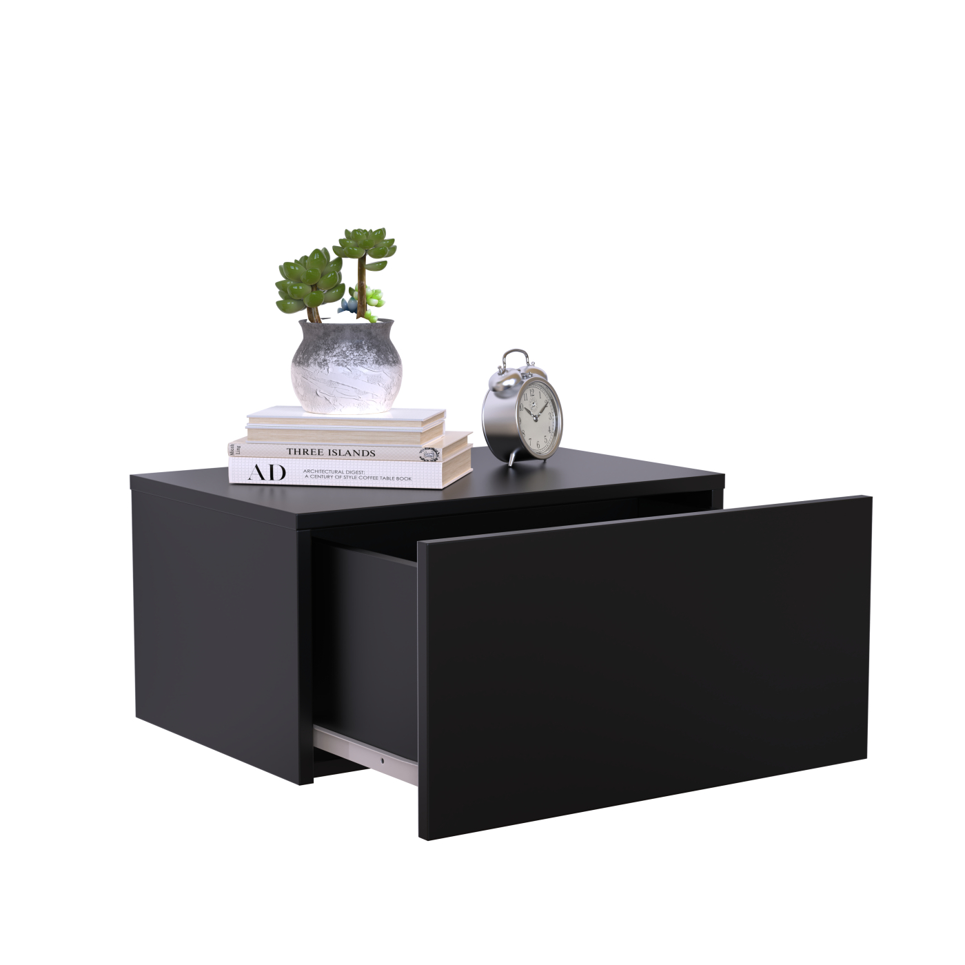 VDD – Nachttisch – Nachttisch Modern – Nachttisch Schwebend – Schwarz - VDD World DE VDD – Nachttisch – Nachttisch Modern – Nachttisch Schwebend – Schwarz - VDD World DE