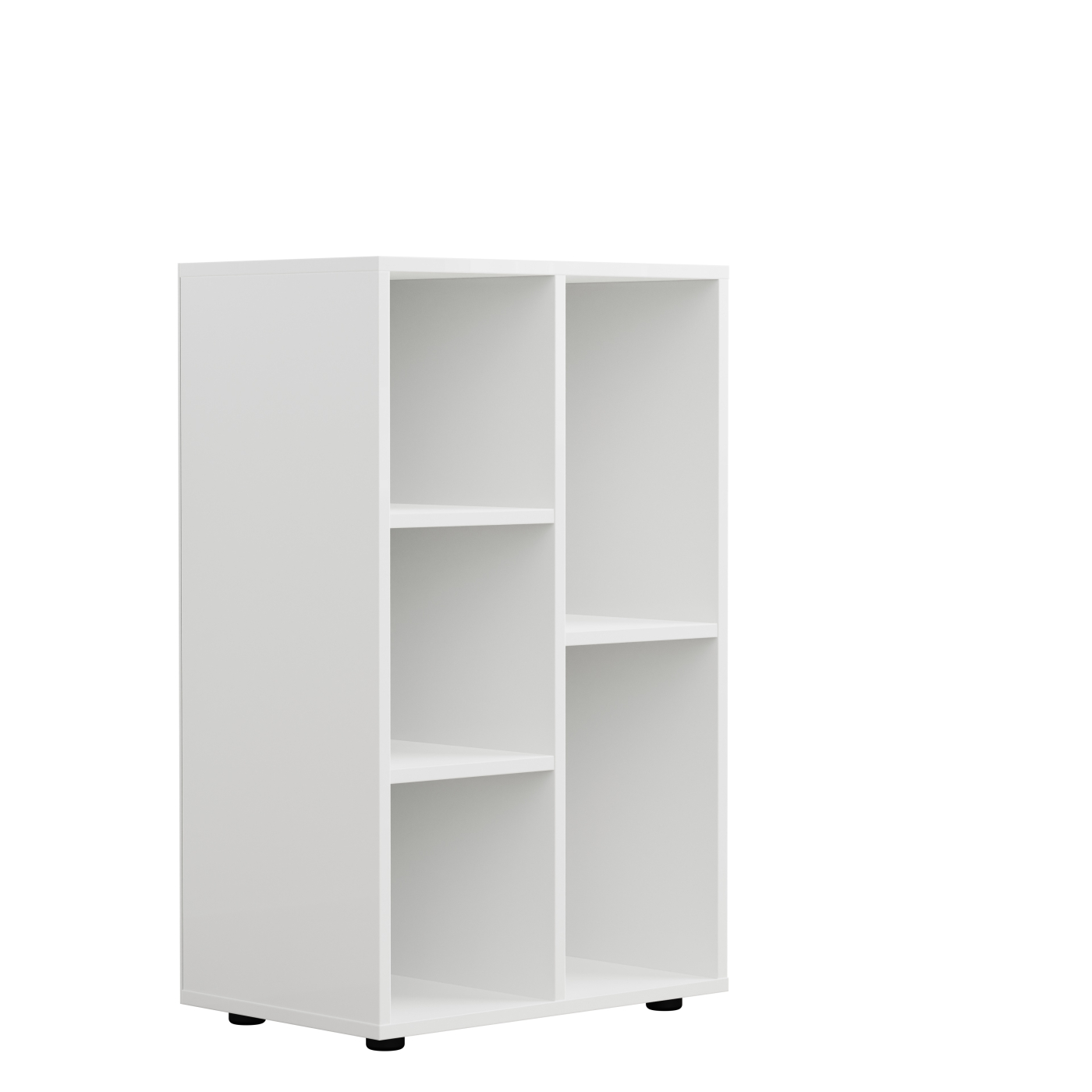 VDD - Garderobenschrank - Wandschrank - weiß - 5 Fächer