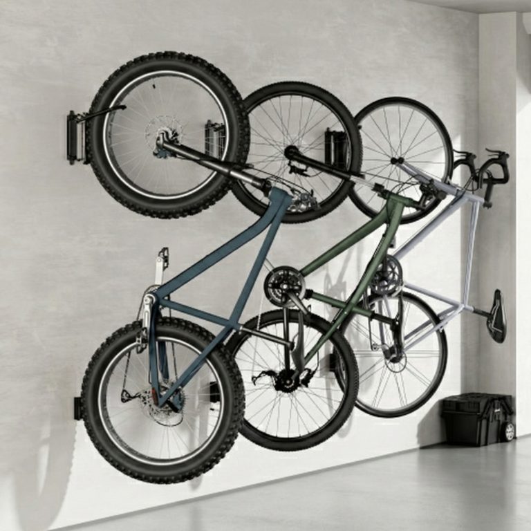 VDD – Fahrradaufhängungssystem – Fahrradständer – Fahrradhalterung für die Wand – Schwarz - alternatives Bild