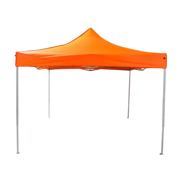 Partyzelt ORANGE 3m x 3m faltbar