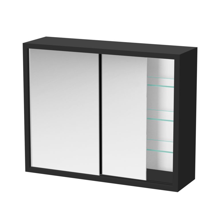 VDD Medizinschrank - Spiegelschrank über dem Waschbecken Bad WC - Schiebetüren - 50 x 40 x 14 cm - alternatives Bild