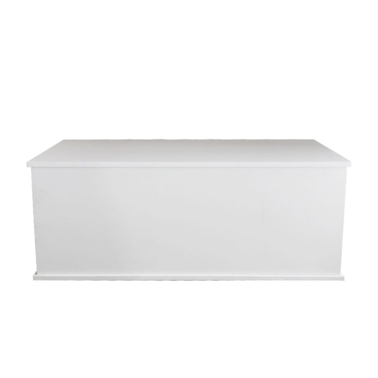 Aufbewahrungsbox Holz - Spielzeugkiste - Deckenkiste - 100 cm breit - weiß - alternatives Bild