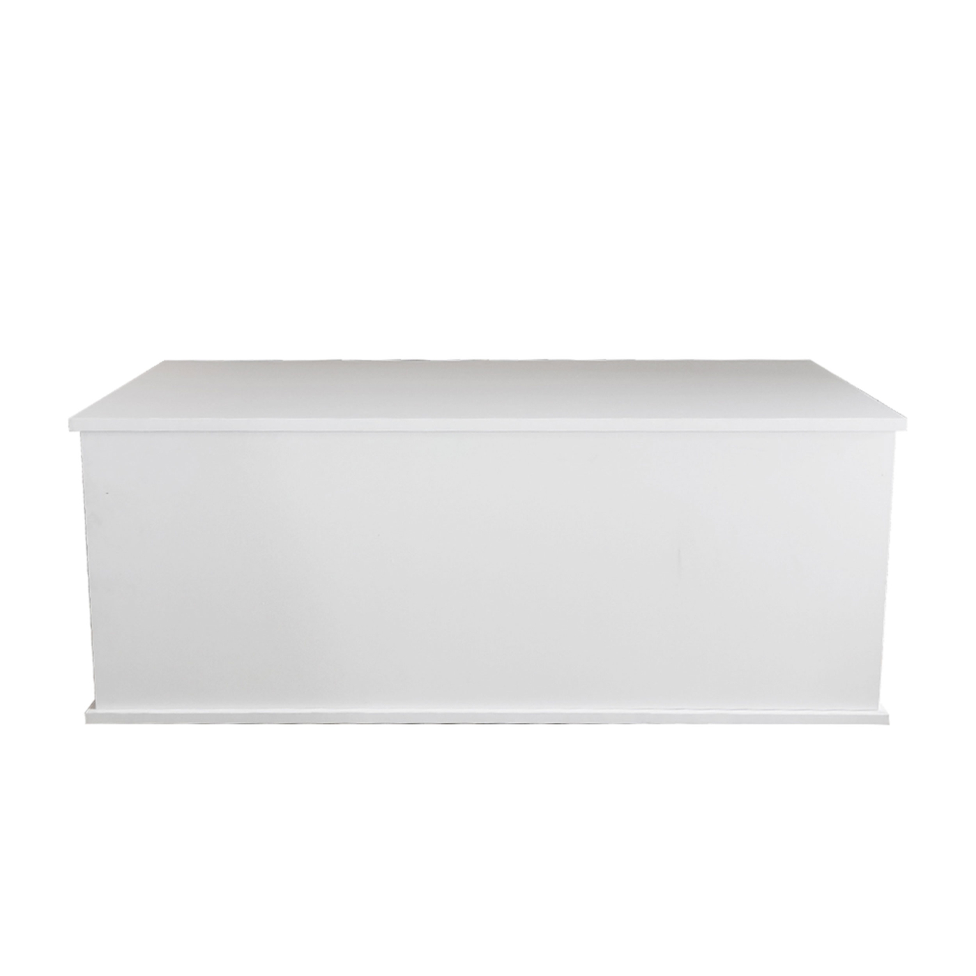 Aufbewahrungsbox Holz - Spielzeugkiste - Deckenkiste - 100 cm breit - weiß - alternatives Bild