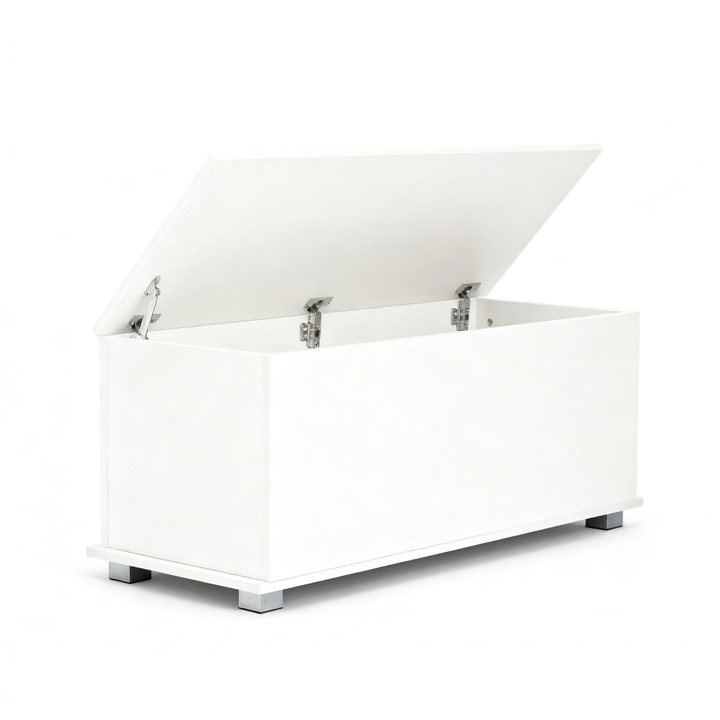 Aufbewahrungsbox Holz - Spielzeugkiste - Deckenkiste - 100 cm breit - weiß - VDD World DE Aufbewahrungsbox Holz - Spielzeugkiste - Deckenkiste - 100 cm breit - weiß - VDD World DE
