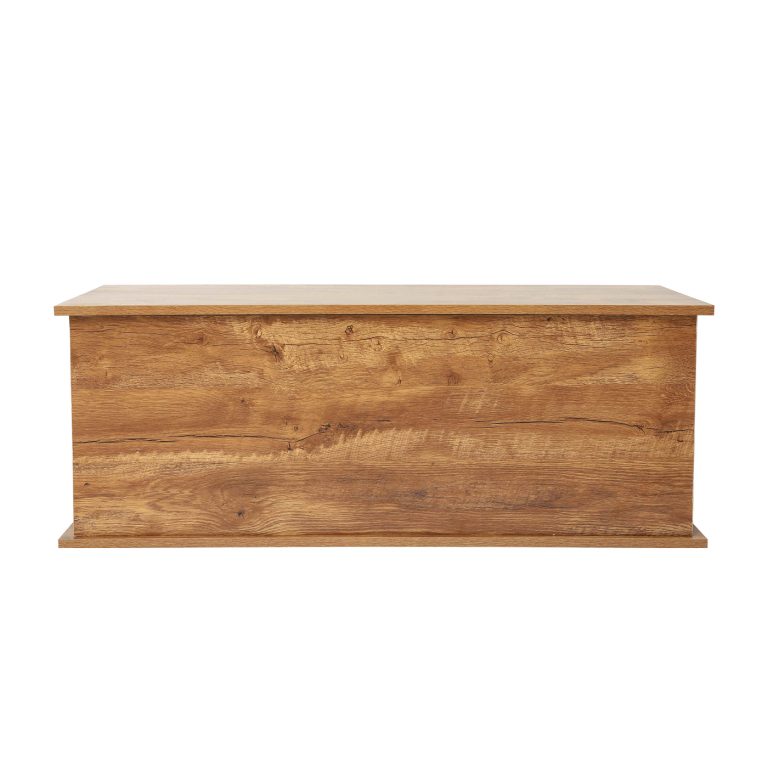 Aufbewahrungsbox - Spielzeugkiste - Deckenkiste - 100 cm breit - vintage braun - alternatives Bild
