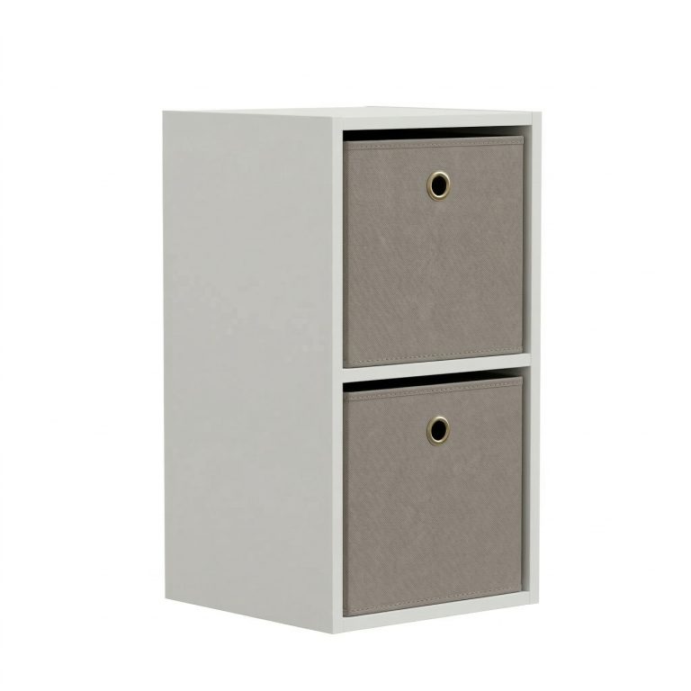 VDD –  Wandschränke – Wandschränke Wohnzimmer – 2 Fächer – Weiß