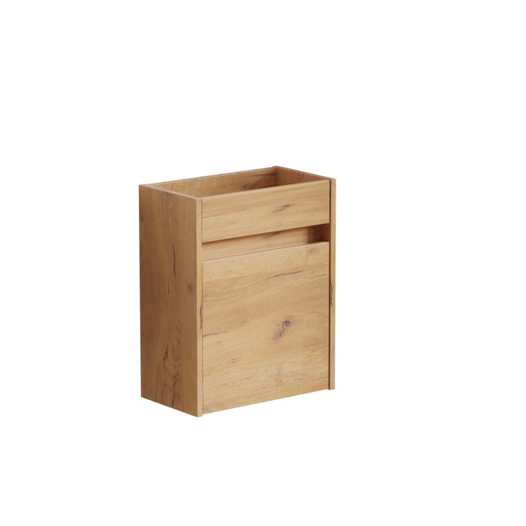 VDD – WC-Schrank – WC-Schrank ohne Waschbecken – WC-Schrank aus Eiche – Waschtischunterschrank