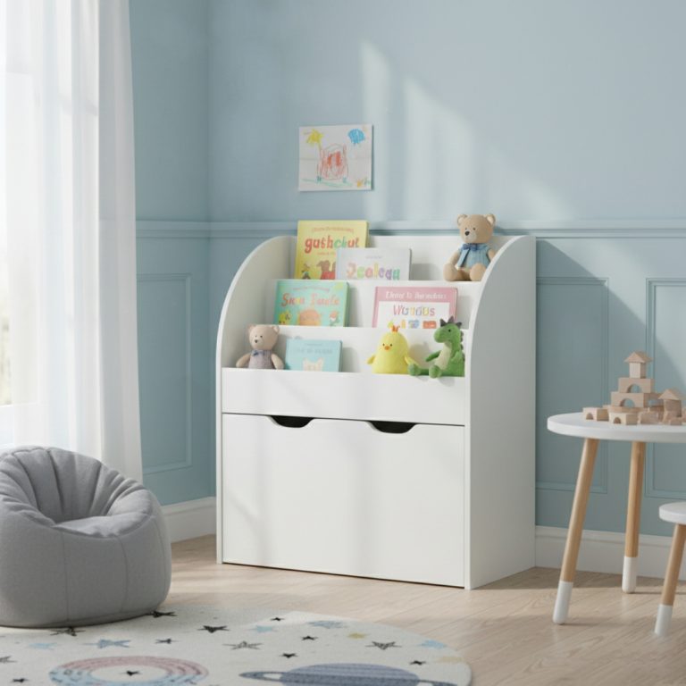 Badezimmerschrank - Säulenschrank Badezimmer Schlafzimmer oder Flur - mit Spiegel - 180 cm hoch - VDD World DE
