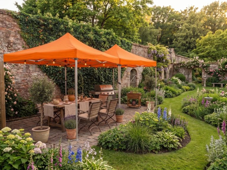 VDD – Partyzelt „Easy Up“ – Pavillon – zusammenklappbar, tragbar – Veranstaltungszelt – Camping - alternatives Bild