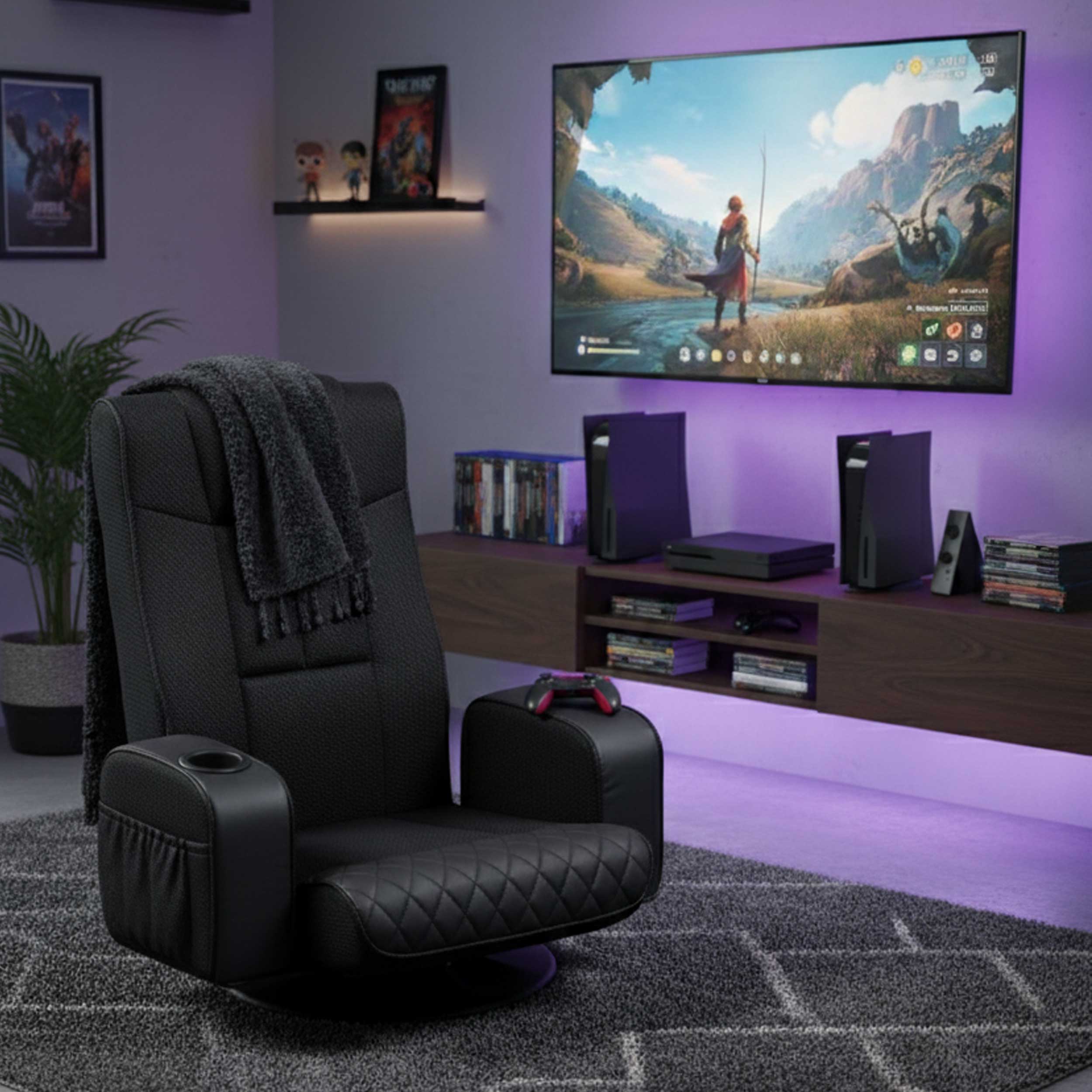 VDD Gaming – Gaming-Stuhl – Bodensessel – Schwarzer Gaming-Stuhl – Verstellbarer Bodensessel - VDD World DE VDD Gaming – Gaming-Stuhl – Bodensessel – Schwarzer Gaming-Stuhl – Verstellbarer Bodensessel - VDD World DE