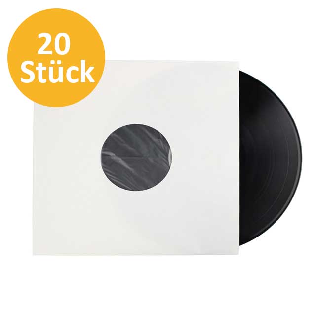 VDD – Vinylhüllen – Vinylschutzhüllen – Papierhüllen - 20 Stück