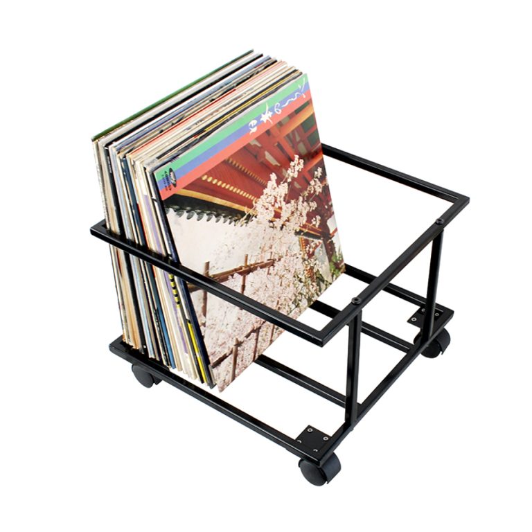 VDD - Lp vinyl aufbewahrungsbox mobil - aufbewahrungswagen - lp vinyl schallplatten aufbewahren - alternatives Bild