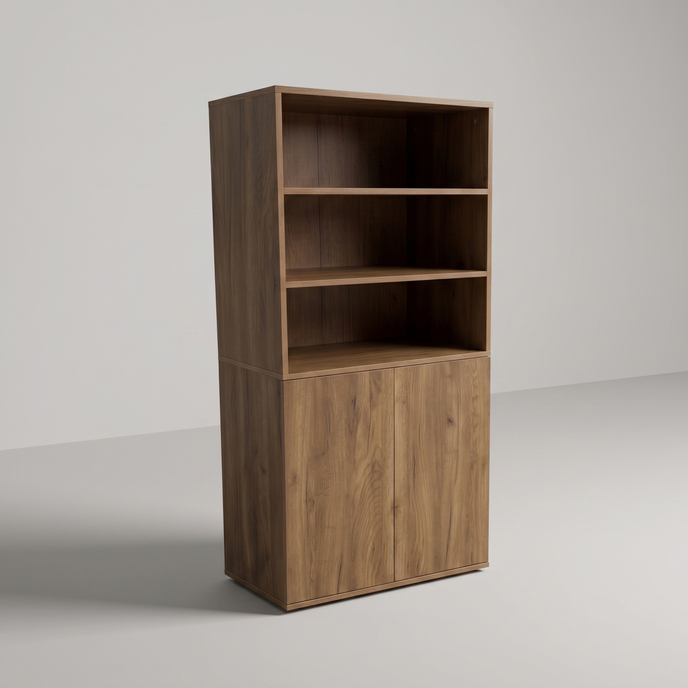 VDD – Schrank – Bücherregal – Aufbewahrungsschrank – Push-to-Close-Türen – 70 x 40 x 146 cm