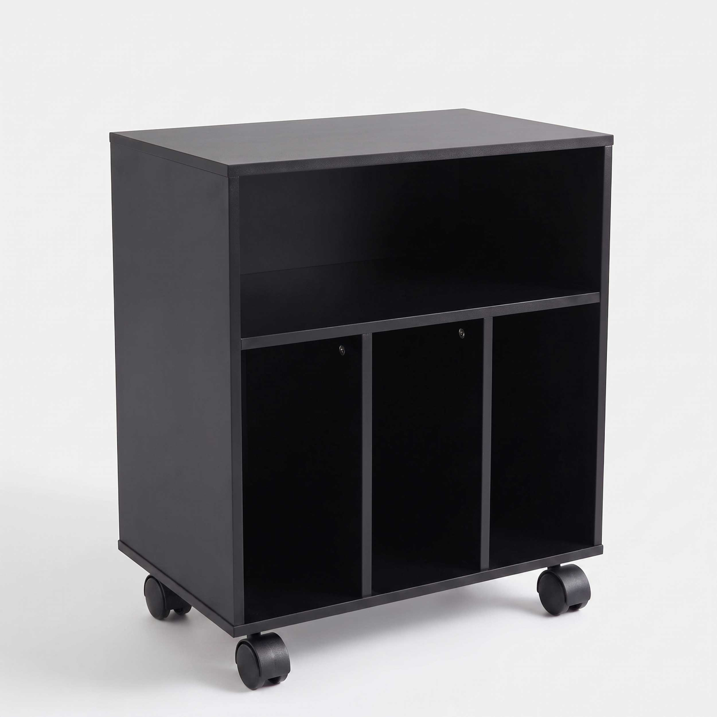 VDD – Schrank – Aufbewahrungsschrank – LP-Aufbewahrungssystem – LP-Schrank – Schwarz