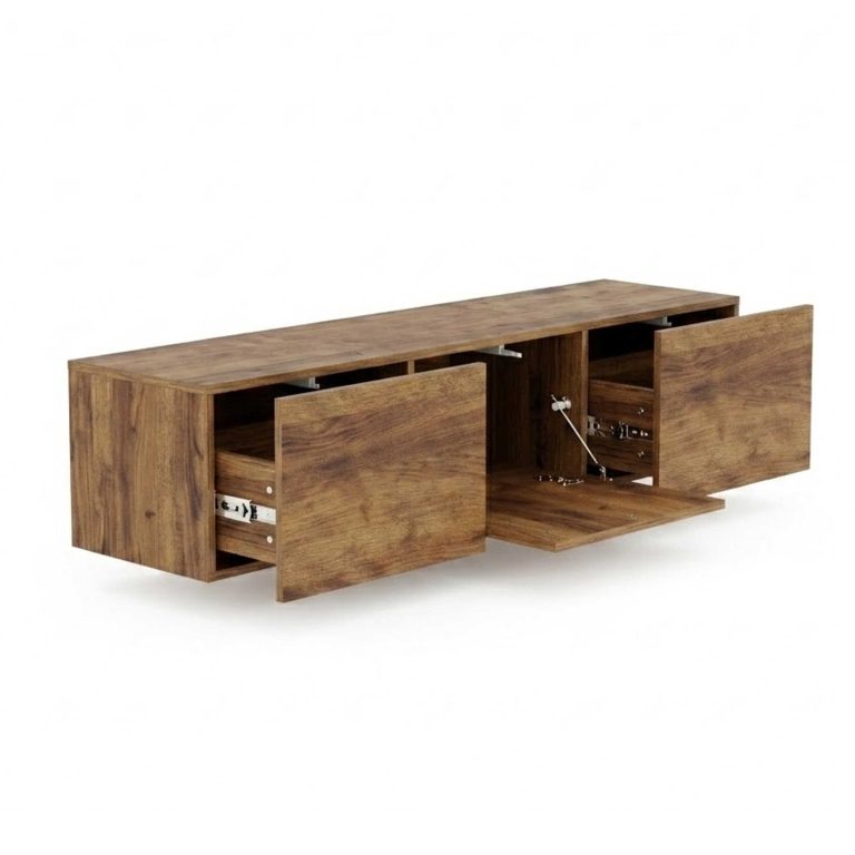 VDD Vitrine stehend hängend Wandvitrine - Schiebetüren - 95 x 18 x 12 cm - VDD World DE