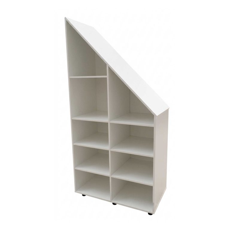 VDD – Schrank mit Nischen – Fachschrank – Schrank mit schräger Wand – Weiß