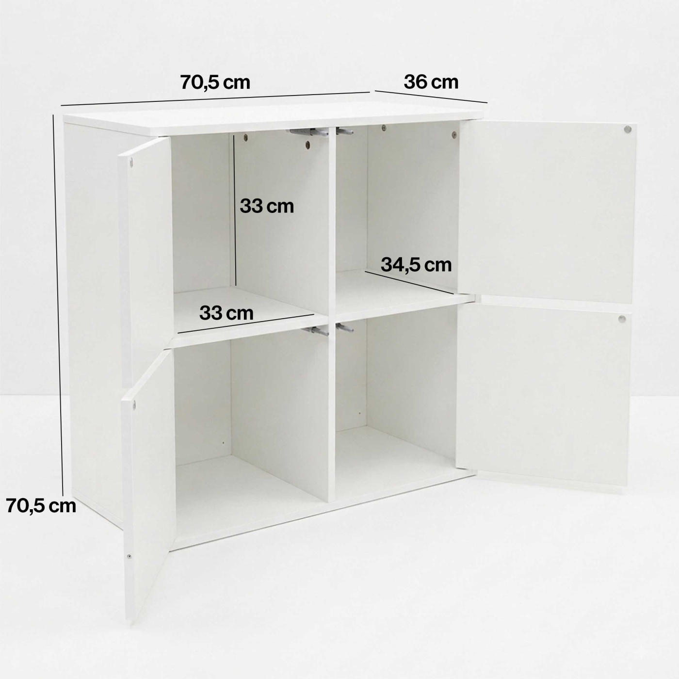 VDD – Vinylschrank – Aufbewahrungsschrank – LP-Aufbewahrung – Vinyl-Aufbewahrungsmöbel – Weiß - VDD World DE VDD – Vinylschrank – Aufbewahrungsschrank – LP-Aufbewahrung – Vinyl-Aufbewahrungsmöbel – Weiß - VDD World DE